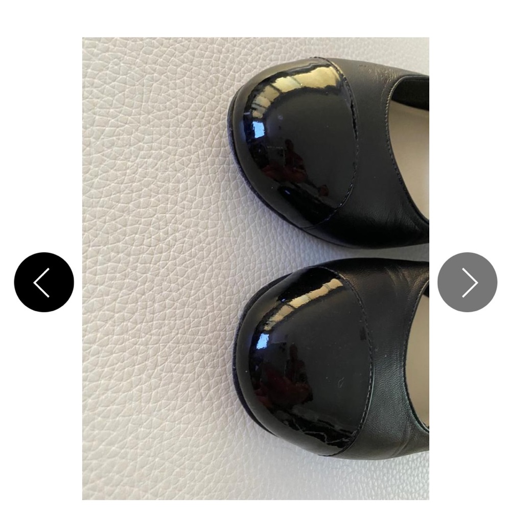 🌸 CHANEL LAMBSKIN WEDGES IN SIZE 38.5 - Picture 8 of 11